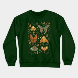 Autumn Moths Crewneck Sweatshirt